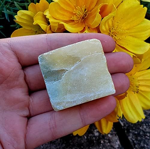פלואוריט צהוב - טבעי ריפוי מחוספס מטאפיזי מטאפיזי ריפוי גביש דגימה של אבן חן - חתיכה מס '1