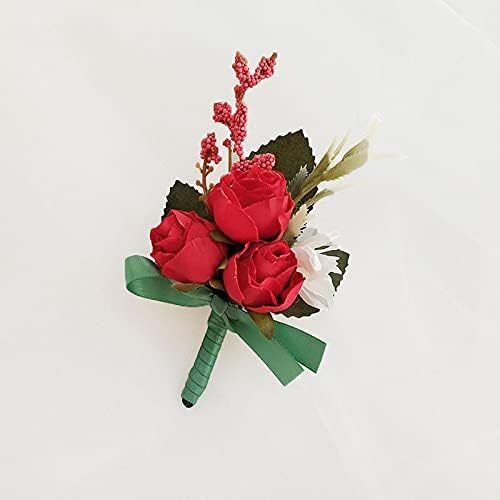 חתונה וזר פרחים צמיד עבור שושבינה חתונה וזר פרחים פרחי דש נישואים דקור